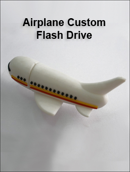 Airplane Custom Flash Drive